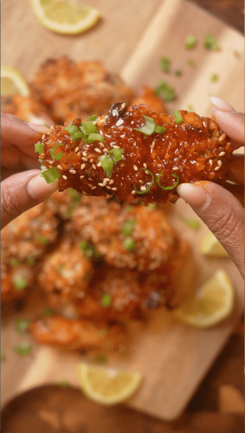 Crispy Gochujang Wings with Yuzu Mandarin